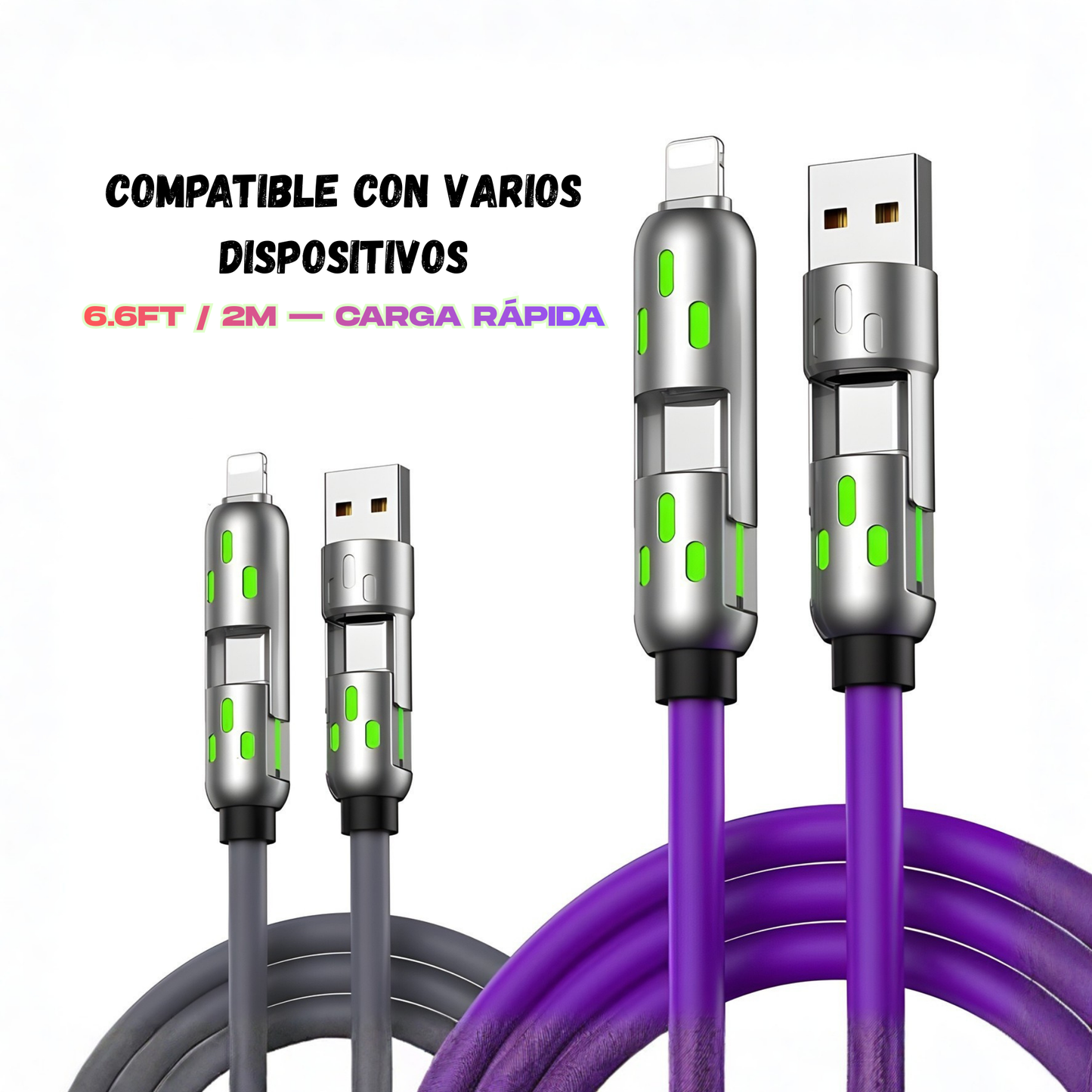 Cable de carga 4 en 1
